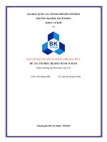 (TIỂU LUẬN) báo cáo bài tập lớn hệ THỐNG THỜI GIAN THỰC đề tài tìm HIỂU hệ điều HÀNH TI RTOS 