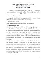 Sáng kiến kinh nghiệm, SKKN Một số phương pháp giúp học sinh lớp 7 ở trường PTDTBT THCS Trà Cang yêu thích và lĩnh hội kiến thức môn Vật Lý Lê Hoàng Trung  THCS Trà Cang