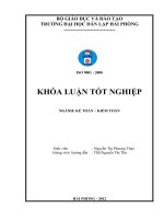 Khóa luận hoàn thiện tổ chức kế toán bán hàng và xác định kết quả bán hàng tại công ty cổ phần thương mại và dịch vụ kỹ nghệ hàng hải 