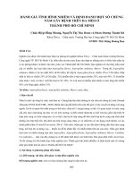 Đánh giá tình hình nhiễm và định danh một số chủng nấm gây bệnh trên da mèo ở thành phố Hồ Chí Minh