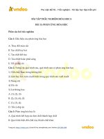trac nghiem hoa hoc 8 bai 13 