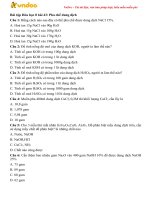 trac nghiem hoa hoc 8 bai 43 