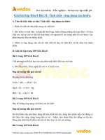 giai hoa 8 bai 31 tinh chat ung dung cua hidro 