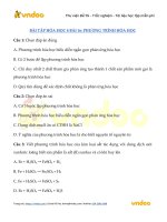 trac nghiem hoa hoc 8 bai 16 