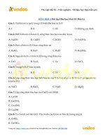 trac nghiem hoa 8 bai 10 