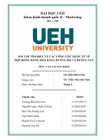 TÌM HIỂU về các CÔNG ước QUỐC tế về hợp ĐỒNG HÀNG HOÁ BẰNG ĐƯỜNG bộ và ĐƯỜNG sắt 