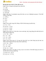 trac nghiem hoa hoc 8 bai 24 