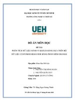 PHÂN TÍCH dữ LIỆU HÀNH VI KHÁCH HÀNG dựa TRÊN bộ dữ LIỆU CUSTOMER BEHAVIOR BẰNG PHẦN mềm ORANGE 