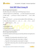 giai sbt hoa 8 bai23 