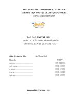 (TIỂU LUẬN) báo cáo bài tập lớn QUẢN TRỊ dự án PHẦN mềm PHÁT TRIỂN ỨNG DỤNG QUẢN lý QUÁN CAFE 