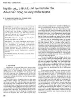 Nghiên cứu, thiết kế, chế tạo bộ biến tần điều khiển động cơ xoay chiều ba pha 