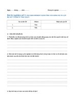 (TIỂU LUẬN) bài thí nghiệm số 3 xác ĐỊNH MOMENT QUÁN TÍNH của BÁNH XE và lực MA sát TRONG ổ TRỤC QUAY 