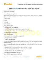 trac nghiem hoa 8 bai 6 