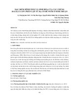 Đặc điểm hình thái và sinh hóa của các chủng Bacillus spp. phân lập từ dạ cỏ dê nuôi ở Ninh Thuận