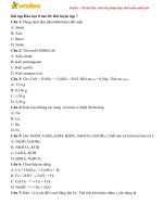 trac nghiem hoa hoc 8 bai 38 