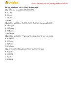 trac nghiem hoa hoc 8 bai 42 