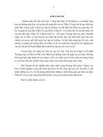 Khoá luận phân tích rủi ro trong kinh doanh tại công ty cổ phần thương mại và đầu tư phát triển miền núi quảng nam 