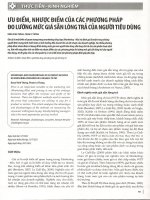 Ưu điểm, nhược điểm của các phương pháp đo lường mức giá sẵn lòng trả của người tiêu dùng 