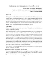 Thiết kế hệ thống trại trồng nấm thông minh