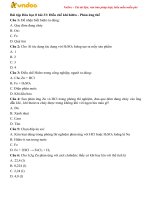 trac nghiem hoa hoc 8 bai 33 