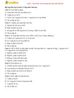 trac nghiem hoa hoc 8 bai 9 