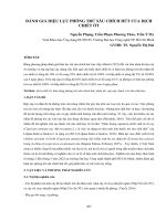 Đánh giá hiệu lực phòng trừ sâu chích hút của dịch chiết ớt