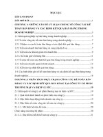 Khóa luận tổ chức hạch toán bán hàng và xác định kết quả bán hàng nhằm xác định chính xác kết quả cho từng hoạt động tại công ty cổ phần thương mại và dịch vụ STC 