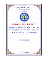 Khóa luận tốt nghiệp phân tích công tác quản trị tiền lương tại công ty cổ phần quản lý  khai thác hầm đường bộ hải vân hamadeco 