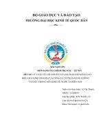 (TIỂU LUẬN) lý LUẬN về lợi NHUẬN và vận DỤNG để NÂNG CAO HIỆU QUẢ KINH DOANH của CÔNG TY cổ PHẦN HÀNG KHÔNG VIETJET TRONG nền KINH tế nước TA HIỆN NAY 