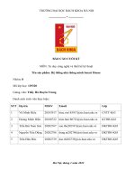 (TIỂU LUẬN) báo cáo CUỐI kỳ môn tư duy công nghệ và thiết kế kỹ thuật tên sản phẩm hệ thống nhà thông minh smart house 