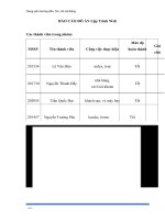 (TIỂU LUẬN) báo cáo đồ án lập trình web các trang web du lịch 