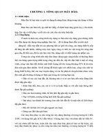 CHƯƠNG 1  TỔNG QUAN máy đào  