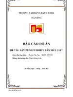 (TIỂU LUẬN) báo cáo đồ án đề tài xây DỰNG WEBSITE bán máy GIẶT 