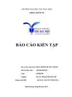 (TIỂU LUẬN) báo cáo KIẾN tập ajinomoto việt nam nhà máy ajinomoto biên hòa 