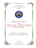 Khóa luận tốt nghiệp mối quan hệ giữa năng lực kinh doanh của doanh nhân và kết quả kinh doanh   trường hợp nghiên cứu tại công ty TNHH tôn bảo khánh 