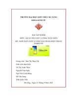 (TIỂU LUẬN) bài tập NHÓM môn  QUẢN TRỊ CHẤT LƯỢNG TOÀN DIỆN đề NGÔI NHÀ CHẤT LƯỢNG sản PHẢM điện THOẠI SAMSUNG 