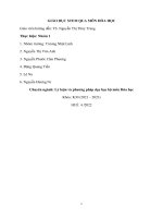 kế hoạch dạy học stem bia gừng