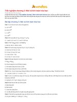 Trắc nghiệm chương 3: Mol và tính toán hóa học