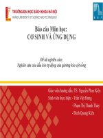 (TIỂU LUẬN) báo cáo môn học cơ SINH và ỨNG DỤNG  đề tài nghiên cứu nghiên cứu của đầu kéo tự động của gi 