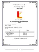 (TIỂU LUẬN) báo cáo đồ án i  đề tài xây dựng phần mềm mô phỏng radar quân sự 