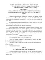 (TIỂU LUẬN) báo cáo CHÍNH TRỊ của BAN CHẤP HÀNH TRUNG ƯƠNG ĐẢNG KHOÁ XII tại đại hội đại BIỂU TOÀN QUỐC lần THỨ XIII của ĐẢNG 