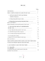 (TIỂU LUẬN) những đặc điểm cơ bản trong mô hình tăng trưởng kinh tế việt nam những định hướng chiến lược phát triển kinh tế việt nam trong những năm tiếp theo 