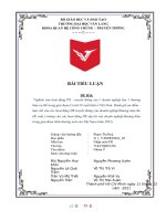 (TIỂU LUẬN) nghiên cứu hoạt động PR – truyền thông của 1 doanh nghiệp hay 1 thương hiệu cụ thể trong giai đoạn covid 19 xuất hiện ở việt nam 