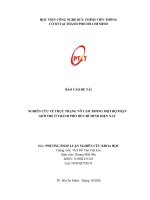 (TIỂU LUẬN) báo cáo đề tài NGHIÊN cứu về THỰC TRẠNG vô cảm TRONG một bộ PHẬN GIỚI TRẺ ở THÀNH PHỐ hồ CHÍ MINH HIỆN NAY 