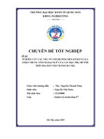 (TIỂU LUẬN) chuyên đề tốt nghiệp đề tài nghiên cứu các yếu tố ảnh hưởng đến hành vi lựa chọn trung tâm ngoại ngữ của các bậc phụ huynh trên địa bàn nội thành hà nội 