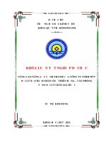 Khóa luận nâng cao năng lực cạnh tranh của công ty TNHH MTV đại lý bảo hiểm nhân thọ thiên hưng – văn phòng tổng đại lý gencasa huế 1 