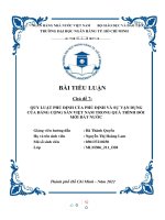 (TIỂU LUẬN) khái niệm phủ định, phủ định siêu hình, phủ định bi n ch ệ ứng 