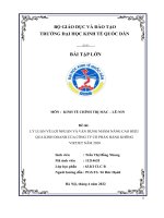 (TIỂU LUẬN) lý LUẬN về lợi NHUẬN và vận DỤNG NHẰM NÂNG CAO HIỆU QUẢ KINH DOANH của CÔNG TY cổ PHẦN HÀNG KHÔNG VIETJET năm 2020 