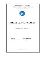 Khóa luận hoàn thiện công tác lập và phân tích báo cáo tình hình tài chính tại công ty cổ phần xây lắp và thương mại phú thành 