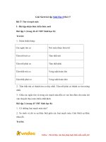 giai bai tap sbt sinh hoc 8 bai 17 